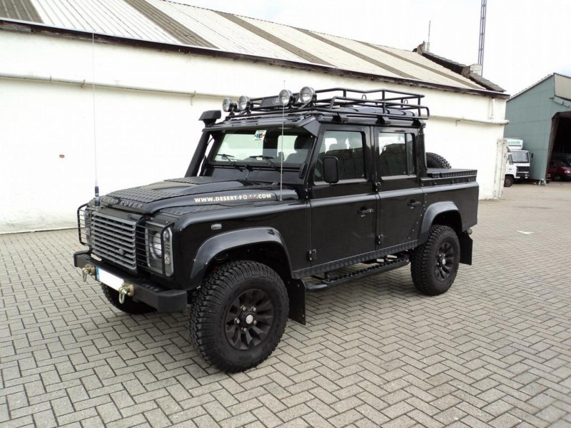 En team Staat Perceptueel Desert Foxx - Foto's - Realisaties - Land Rover - Defender 110 - Defender  110 pick up DCPU